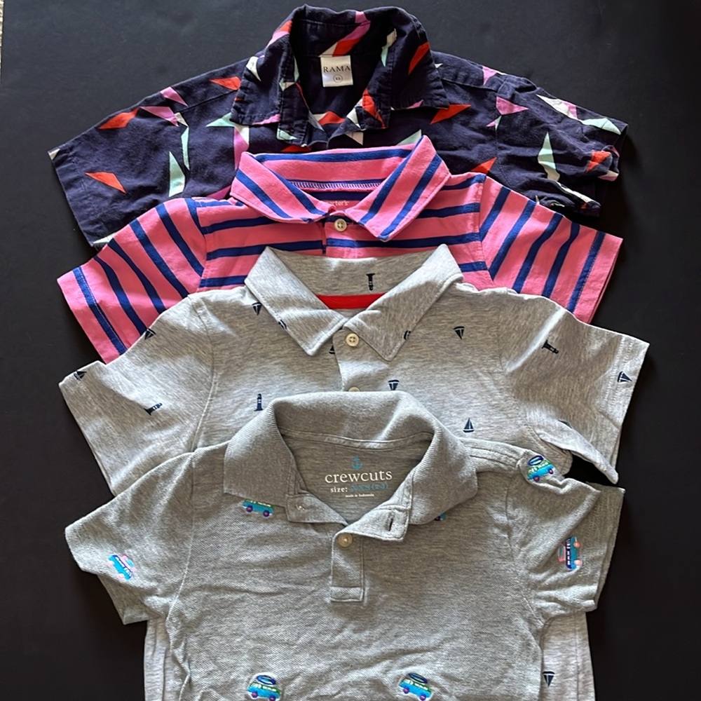 4 Sets of  Short sleeve Shirts